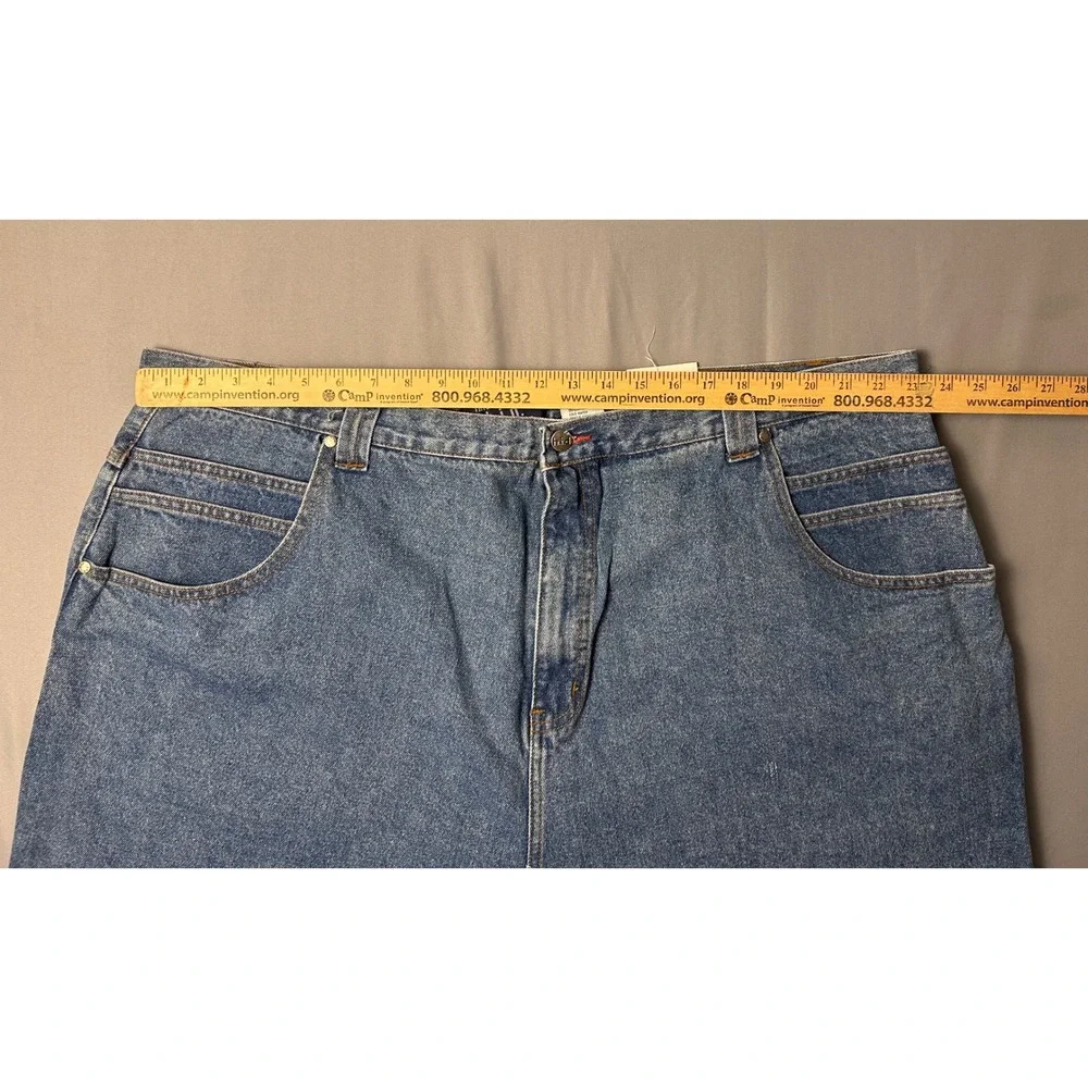 VTG h.i.d. jean Carpenter Jeans Mens 48 x 30 Light Wash Denim High Intensity NEW